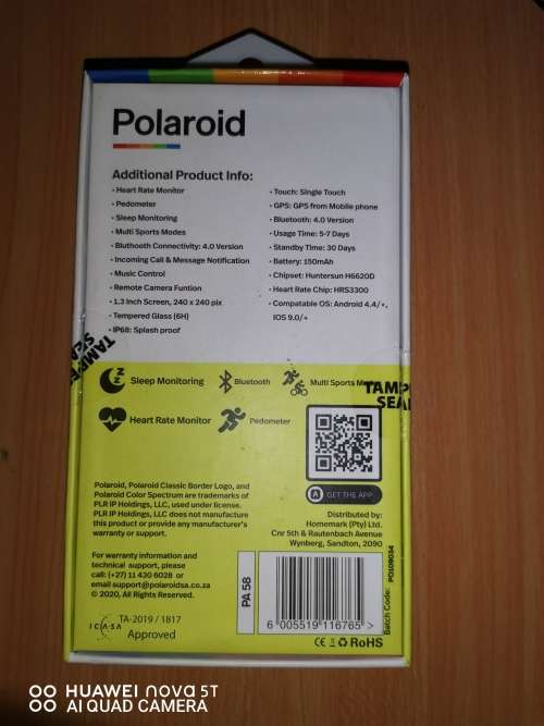 Polaroid Single Touch Active Smart Watch