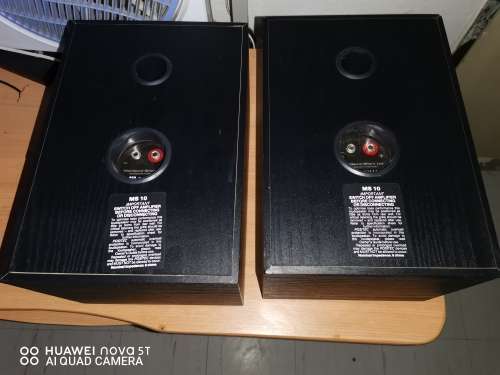 MORDAUNT SHORT MS 10 BRITISH MADE SPEAKERS IN GOOD CONDITION