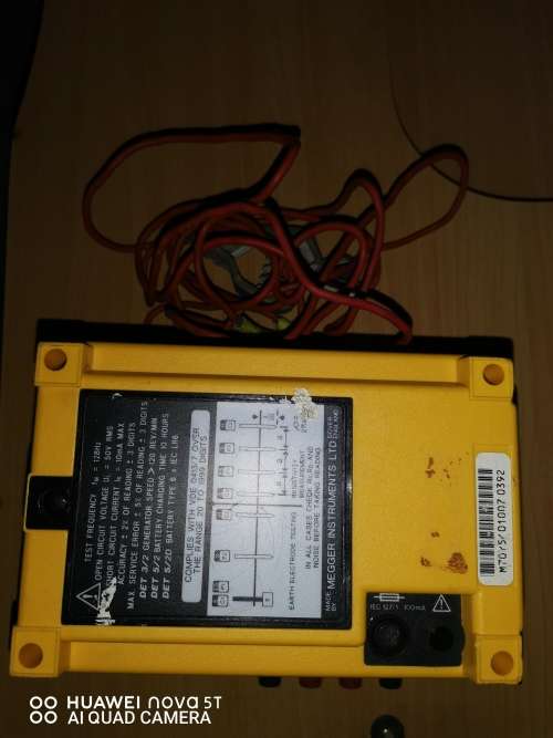 Megger DET 5/2 earth tester.