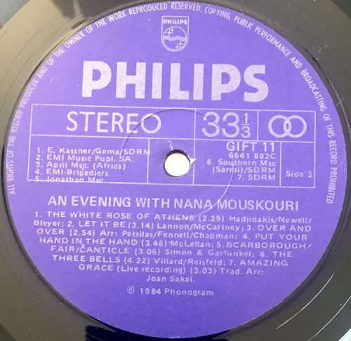 Nana Mouskouri  An Evening With Nana Mouskouri - Special Gift Presentation