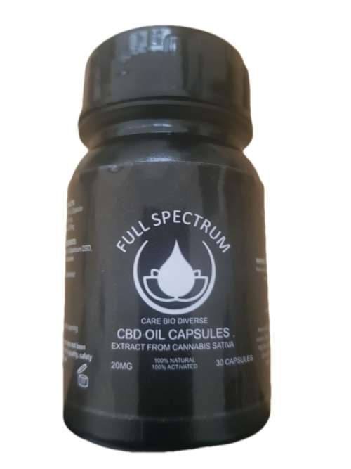 GOLDEN DROP 20MG CBD CAPSULE