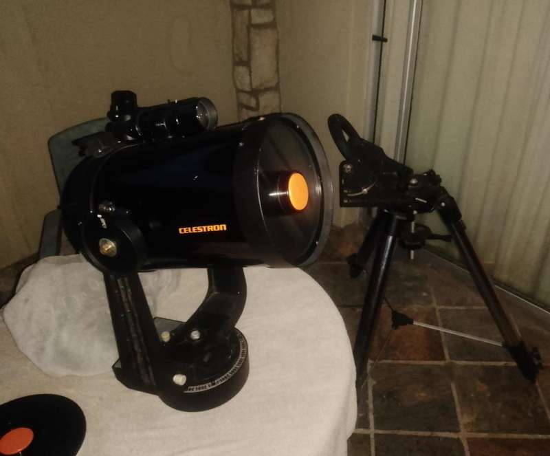 Celestron C8` Starbright (203mm) SCT with Equatorial Wedge & Mount