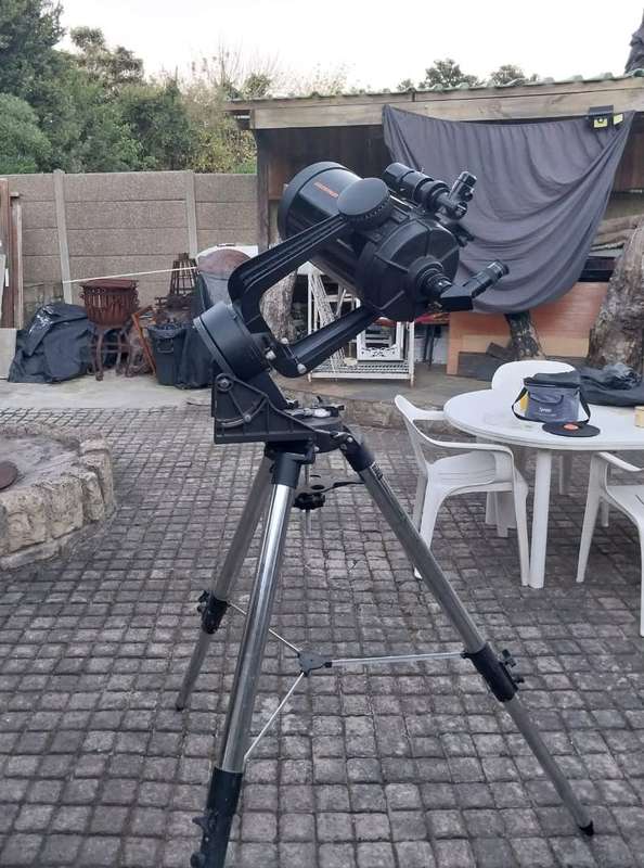 Celestron C8` Starbright (203mm) SCT with Equatorial Wedge & Mount
