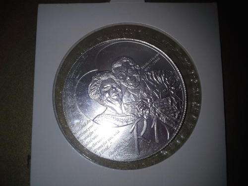 2012 Silver Walter and Albertina Sisulu R1 coin with certificate of authenticity