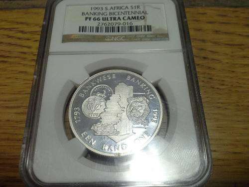 1993 SILVER PF66 BANKING BICENTENNIAL COIN