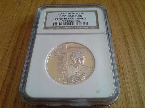 *VERY SCARCE* 2006 PF69 DESMOND TUTU SILVER R1