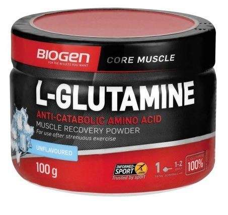 BIOGEN-L-GLUTAMINE-100G-SUPPORTS MUSCLE REPAIR & RECOVERY