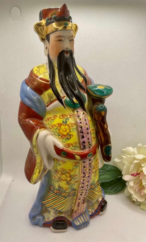 Vintage Chinese `Lu` God of Prosperity