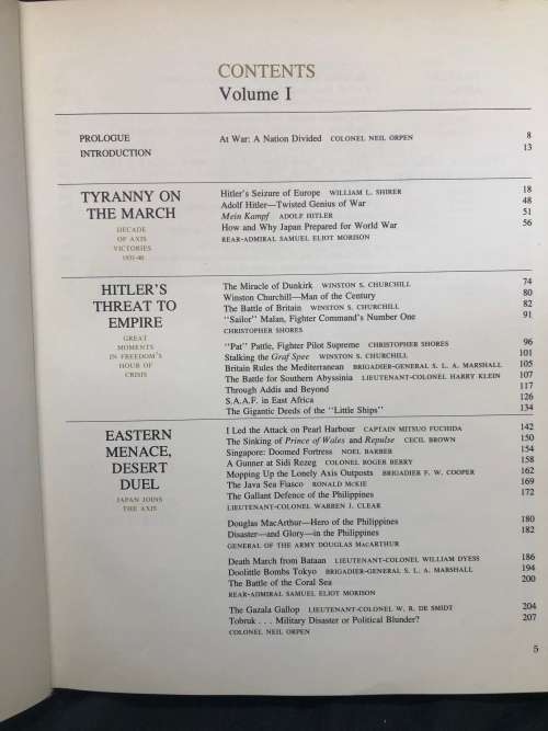 Book Readers Digest World War II Volume illustrated
