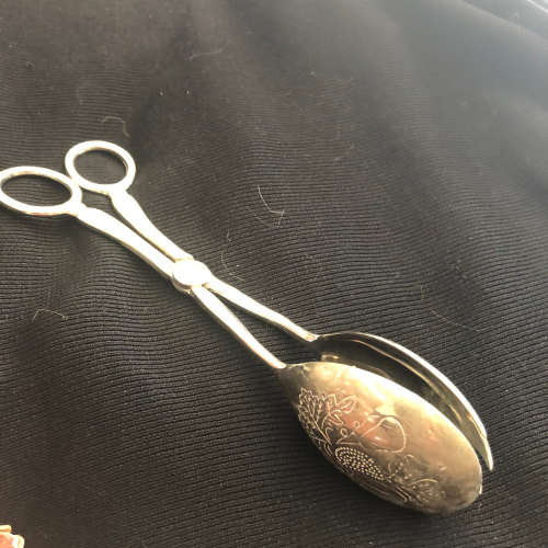 Salad tong silver plated(CUT WR)