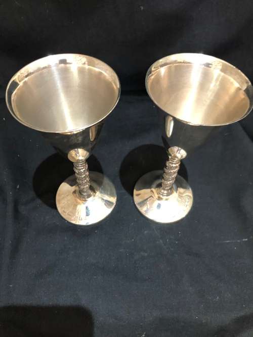 Goblets set silver plated(MIS1121)