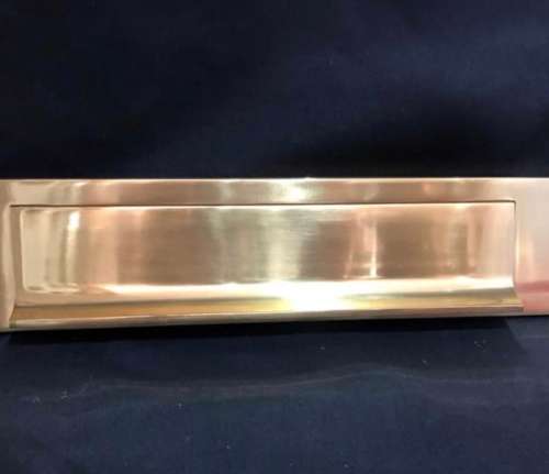 Post/Letter plate brass