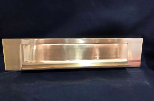 Post/Letter plate brass