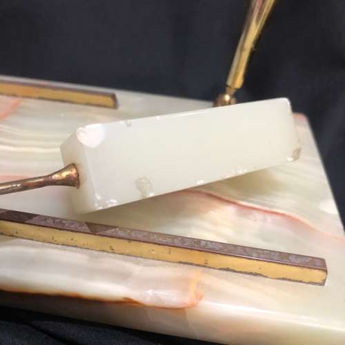 Desk organizer marble