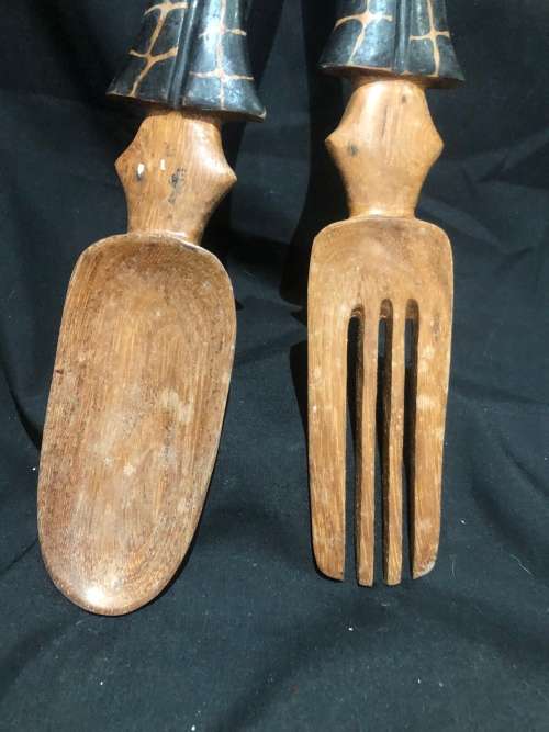 Salad servers wood