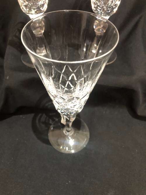 Glasses Stuart Crystal champagne flutes each