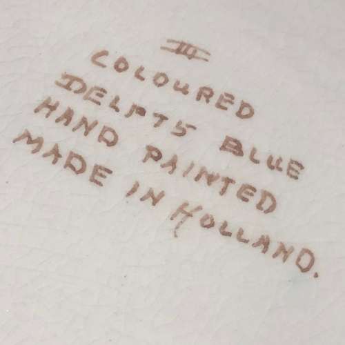 Delfts plate colour
