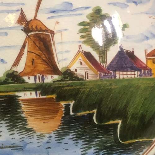 Delfts plate colour