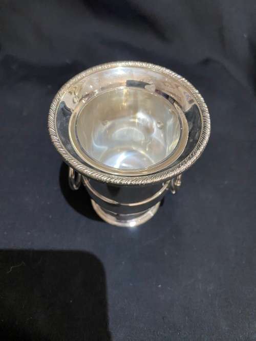 Toothpick holders silver plated each