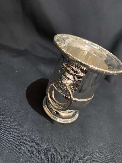 Toothpick holders silver plated each