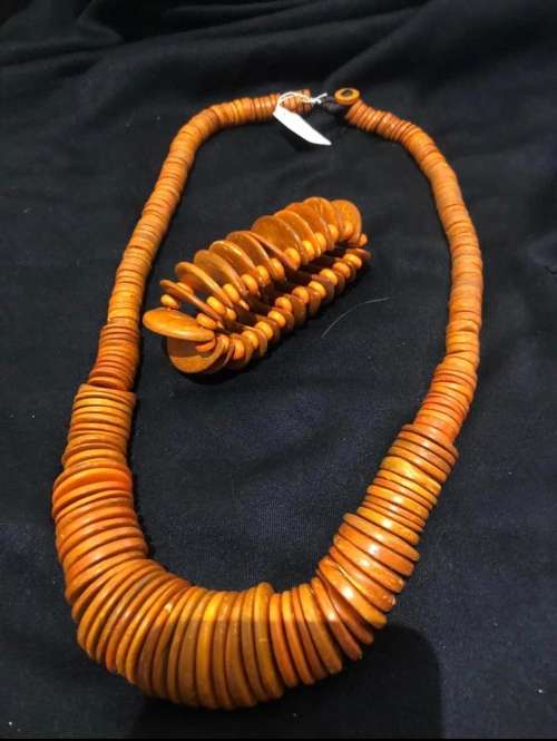 Necklace and bangle set