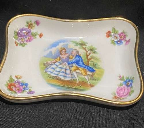 Plate Limoges miniature