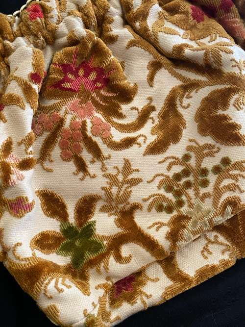 Handbag brocade vintage