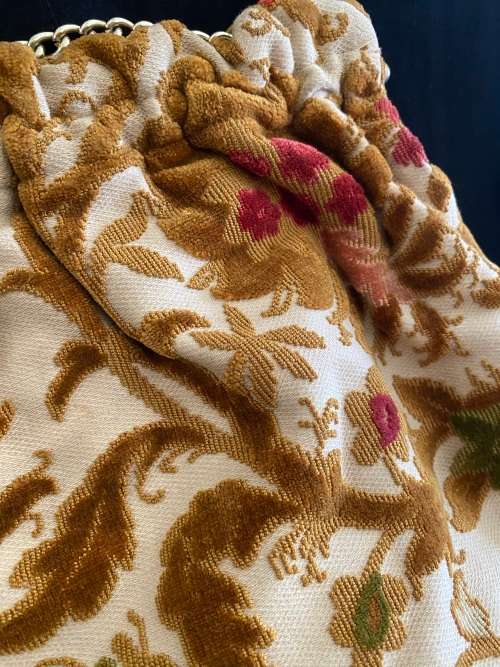 Handbag brocade vintage