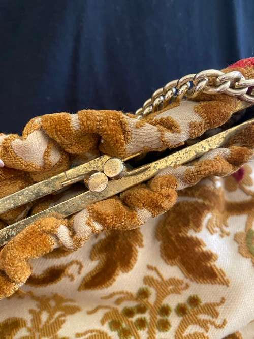 Handbag brocade vintage