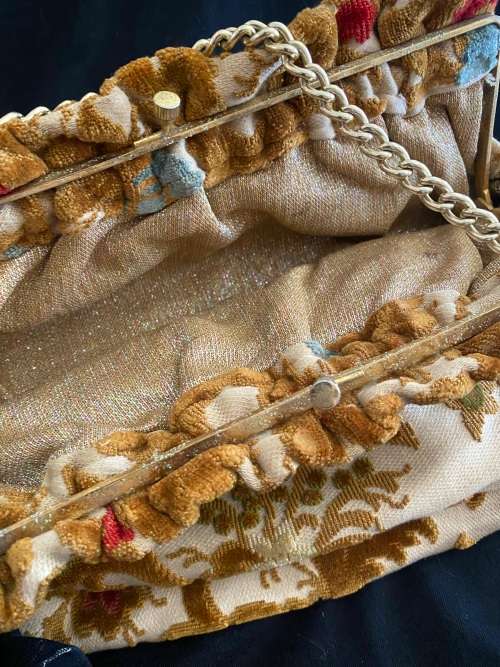 Handbag brocade vintage