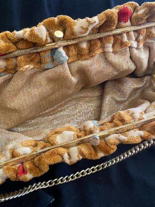 Handbag brocade vintage