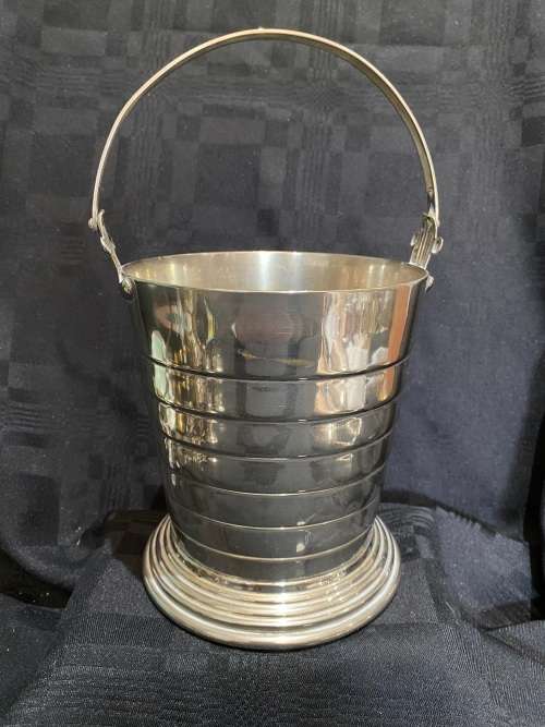 Ice bucket silver plated(B)