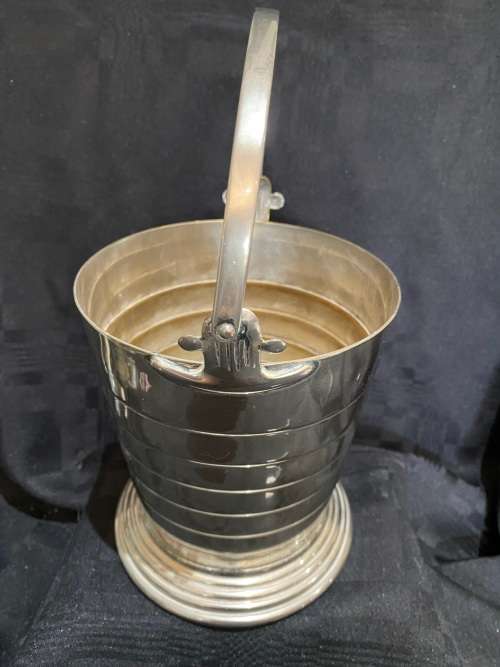 Ice bucket silver plated(B)
