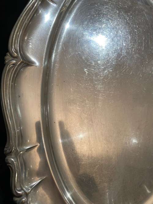 Tray/platter silver plated Sweden