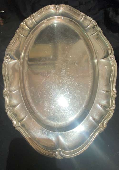 Tray/platter silver plated Sweden
