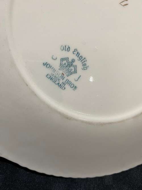 Bowls pudding Johnson Old English