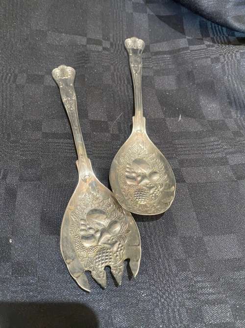 Salad servers Kings pattern(E)
