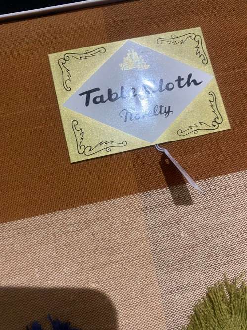 Tablecloth/napkins retro