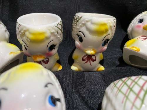 Egg cups set x6
