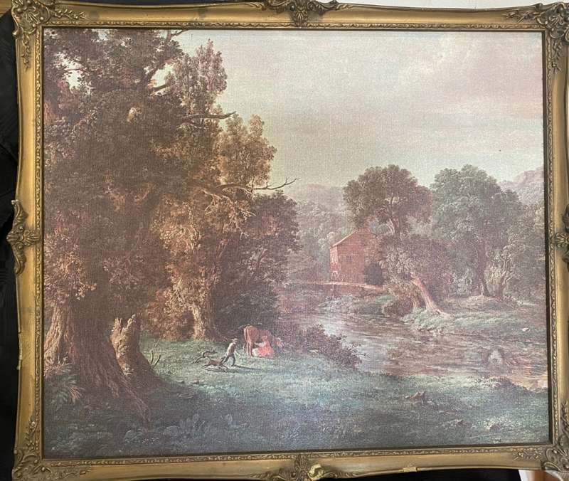 Frame oleograph