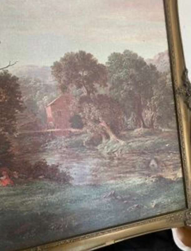 Frame oleograph