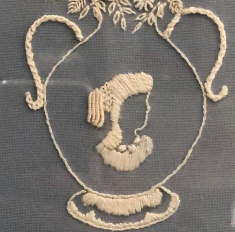 Framed embroidery/wall hanging