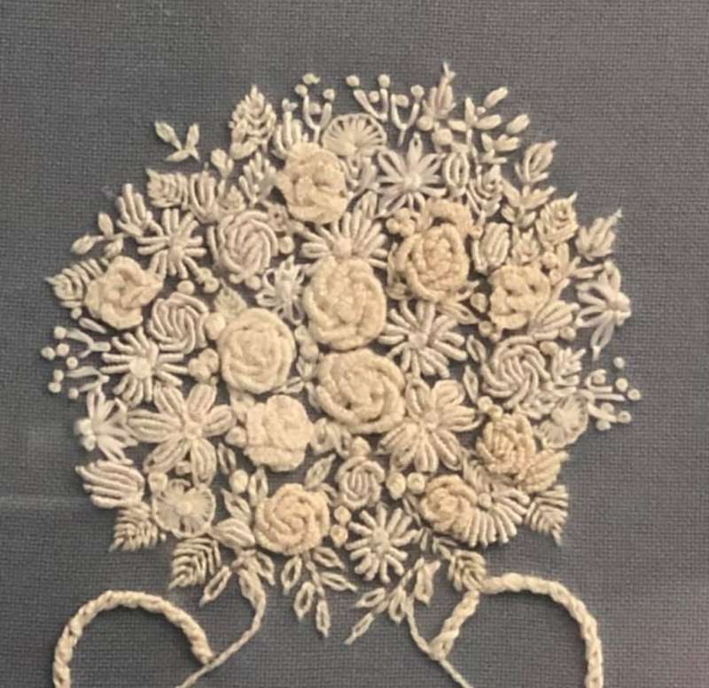 Framed embroidery/wall hanging