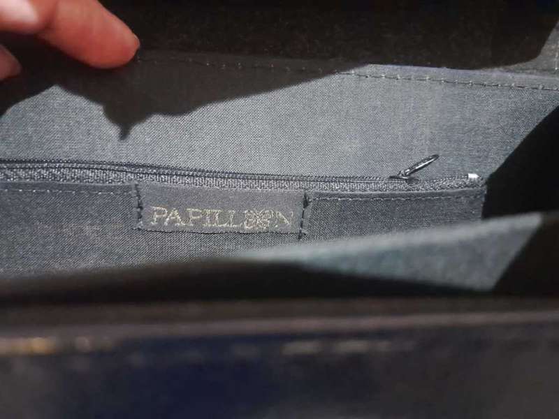 Handbag navy blue vintage
