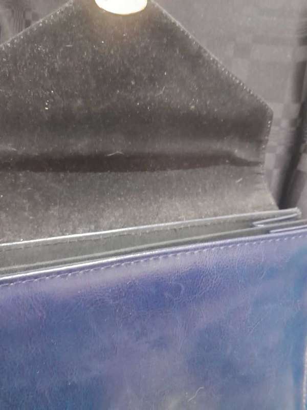 Handbag navy blue vintage