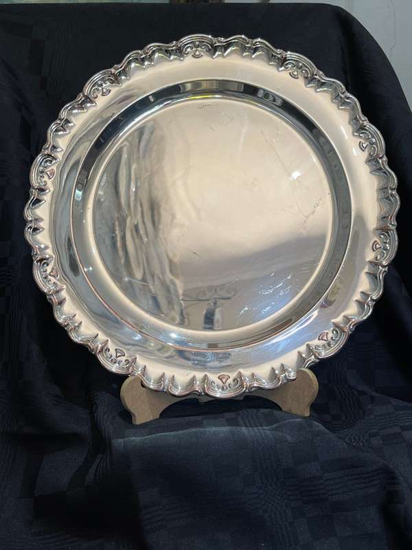 Tray silver plated