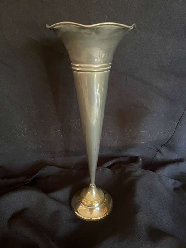 Vase trumpet silver plated(A)