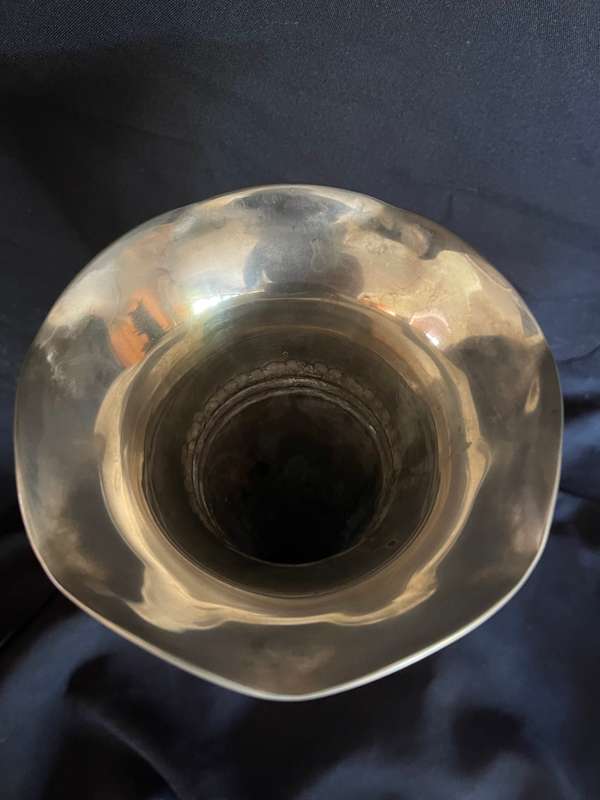 Vase trumpet silver plated(A)