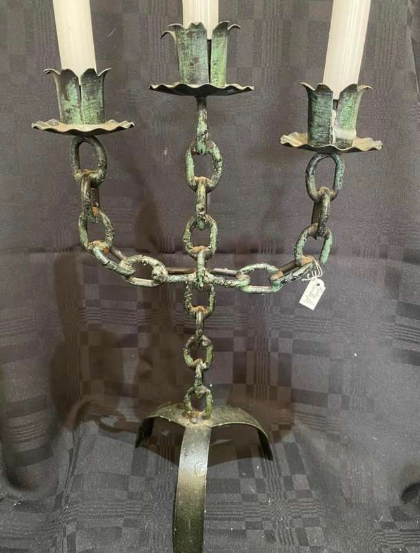 Candle holder rustic