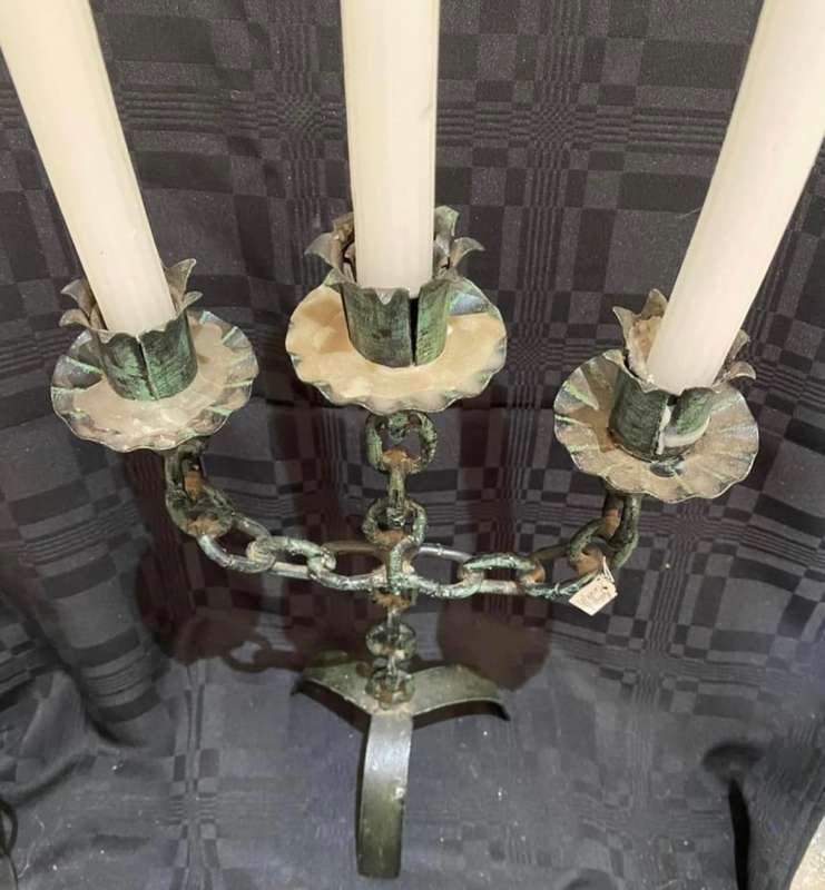 Candle holder rustic